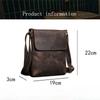 High Quality Messenger Bag for Men Genuine Leather Crossbody Bag Male Easy Travel Shoulder Bag for Tablet Men's Leather Handbag