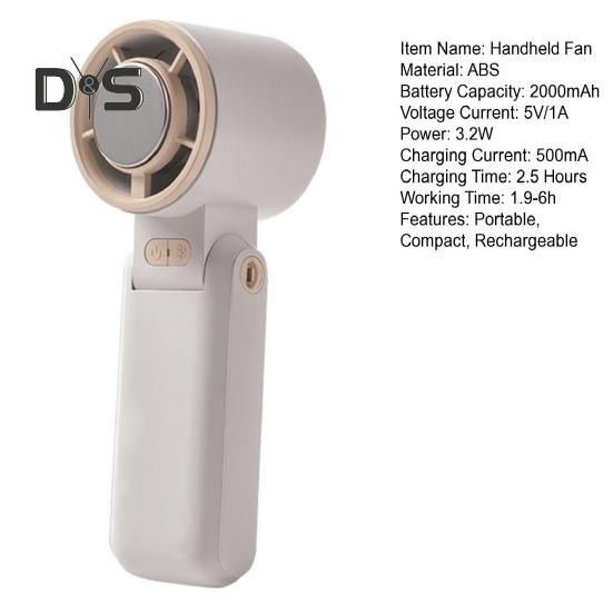 Přenosný ruční turbo ventilátor bezkartáčový motor vysoká rychlost silný proud vzduchu nízká hlučnost osobní dobíjecí chladicí ventilátor