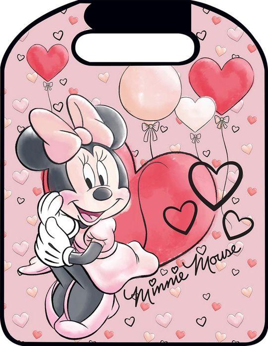 Protection de Siège Auto - TATAWAY - Minnie Mouse - PVC - Fixation Velcro - 45x56 cm