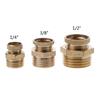 NPT 1/4" 3/8" 1/2'' Drain Cock Solid Brass Water Drain Safety for Valve for Train/Air Compressor Tanks Replacement