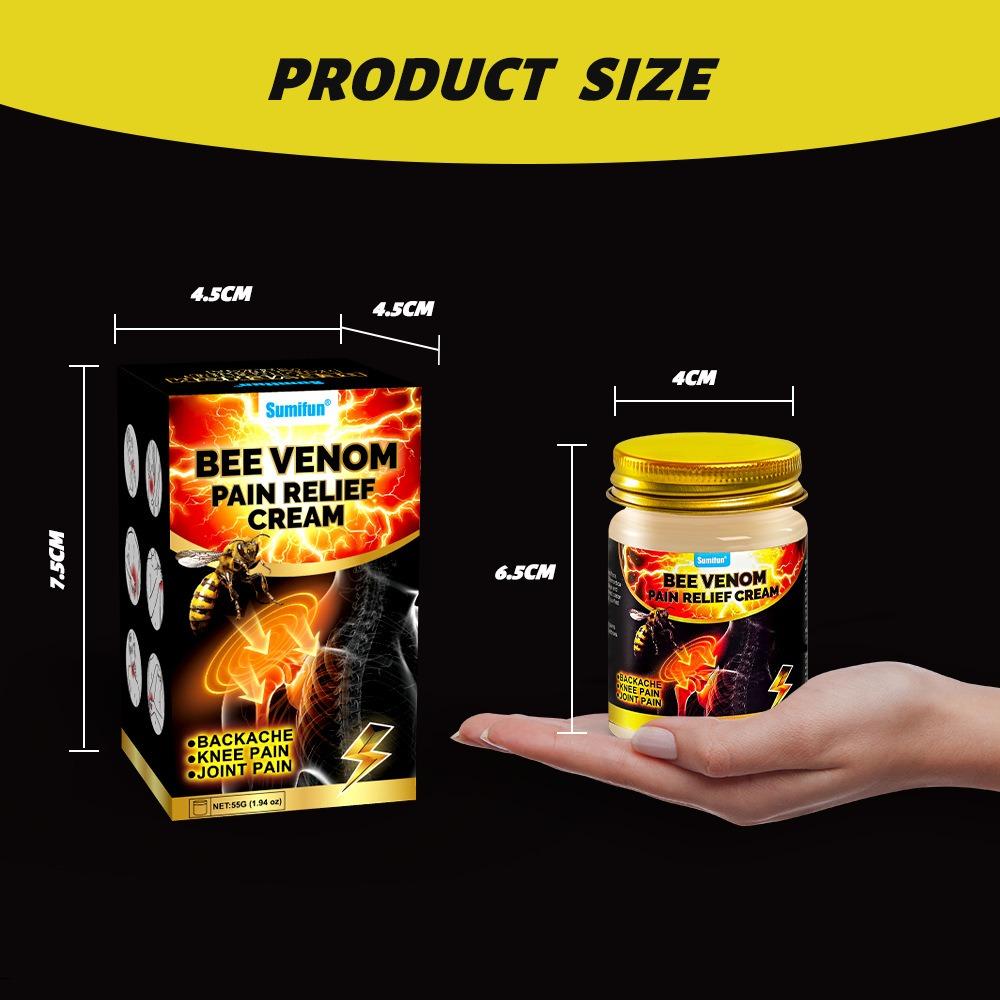 Bee Cream Against Pain, Effectively Relieves Sore Muscles and Bones , Cream Soothing Cream Bee Care Gel