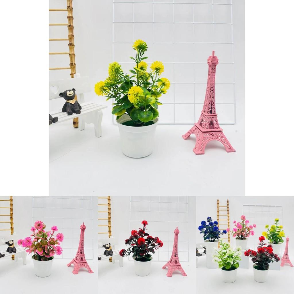 Fake Lilac Flower Pot With Vibrant Colors For Balcony Garden Party Decor And Photography Props