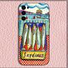 Sardines Canned Phone Case For Samsung S25,S24,S21,S22,S23,S30,Ultra,S20,Plus,Fe,Lite,Note,10,9,5G Black Cover