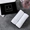 4Pcs 25x25cm Square White Soft Terry Cotton Home Kitchen Bathroom Multifunctional Cleaning Hand Towel