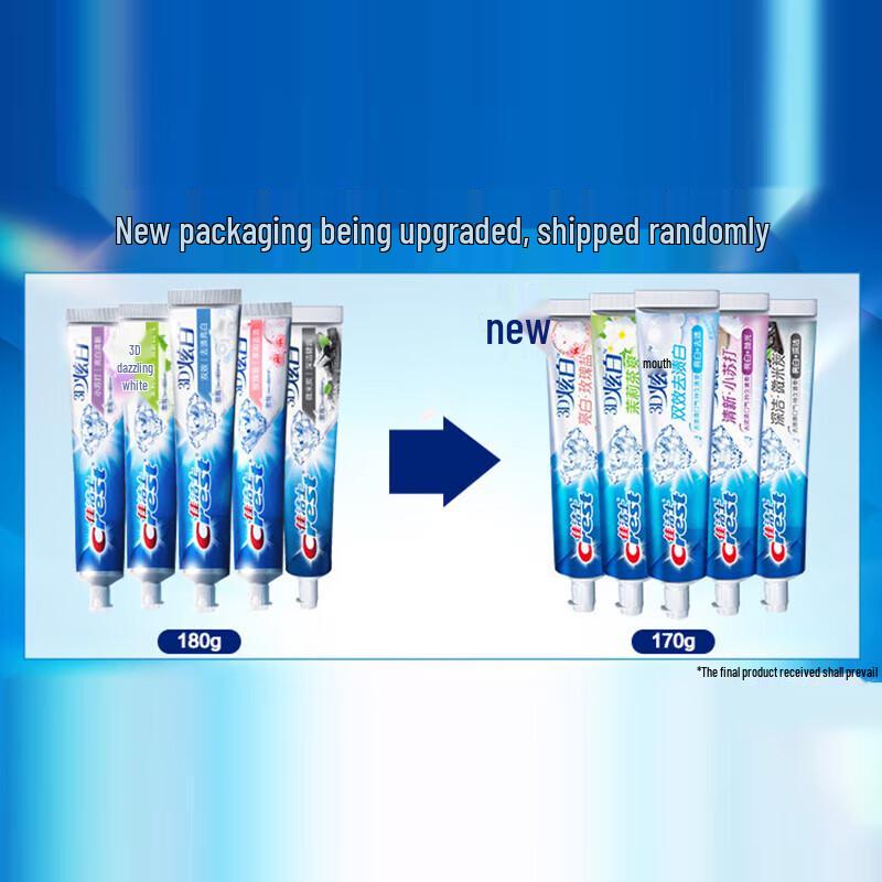 Crest 3D White Toothpaste Variety 5-Pack