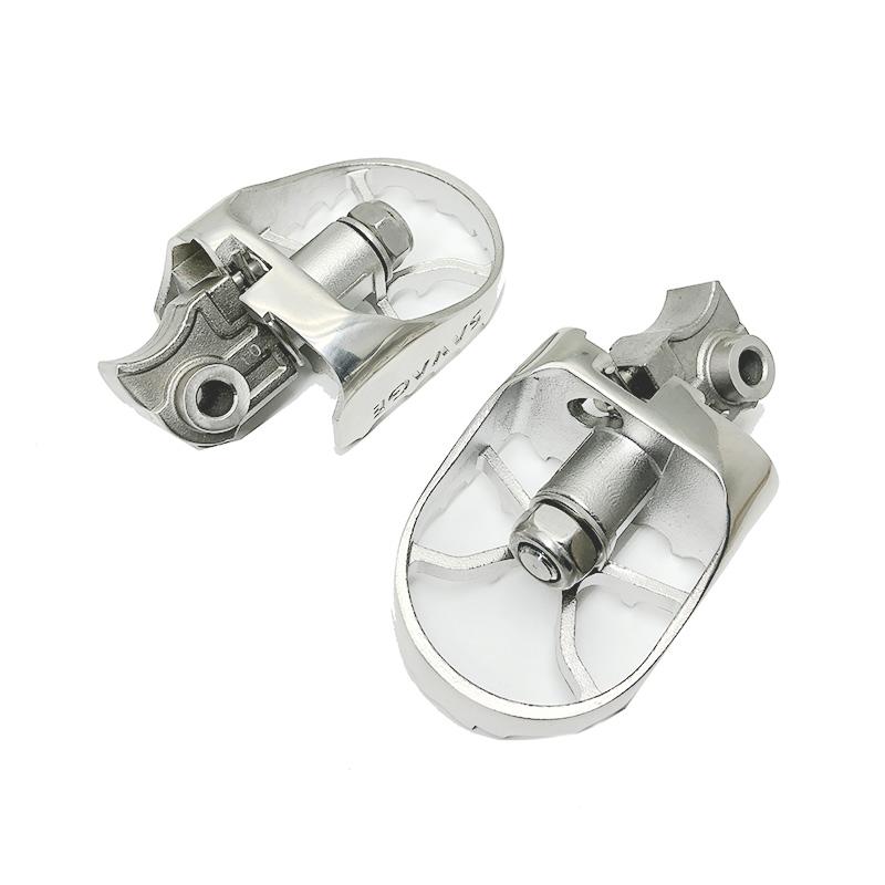 R1200GS R1250GS Stainless Steel Foot Pegs FootRest Footpegs Foot Rest For BMW R 1200GS R1250 GS Adventure 2014-2023