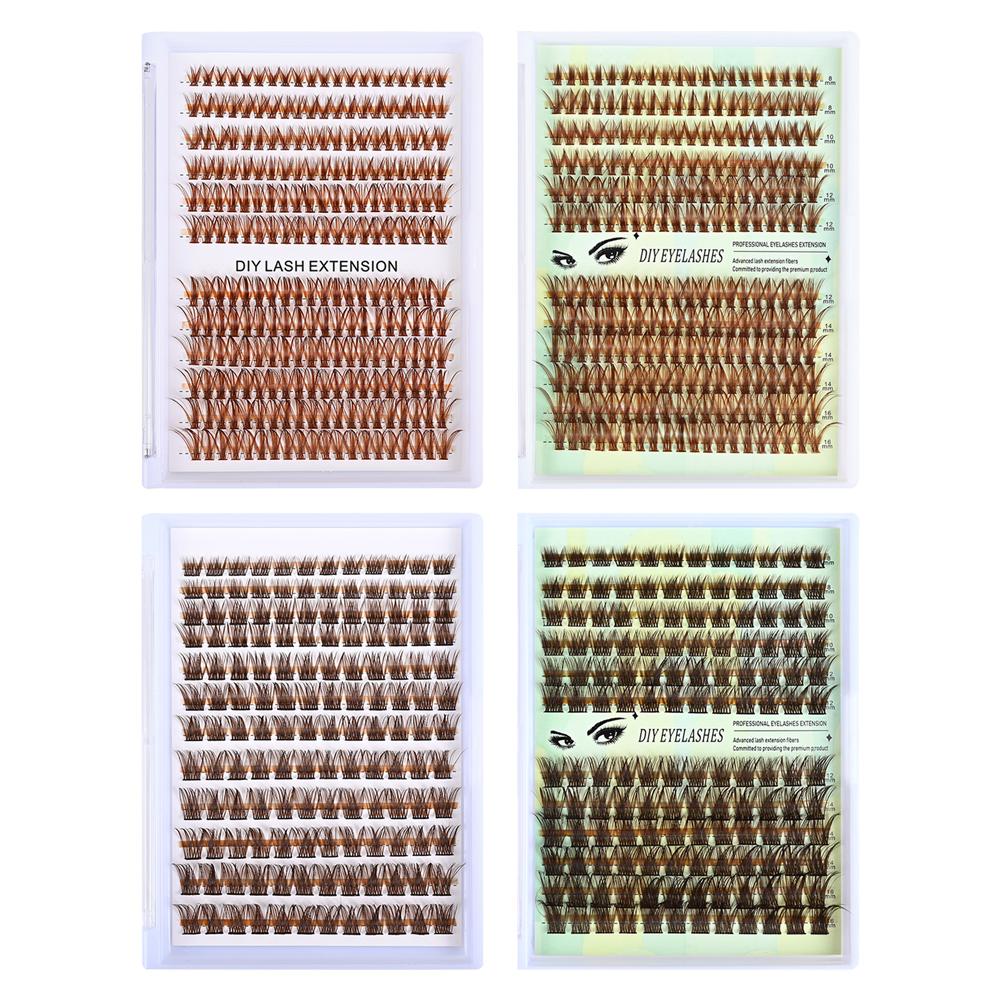 Single Cluster Segmented Eyelashes Soft Fluffy DIY Grafting Eyelashes  Women's Beauty