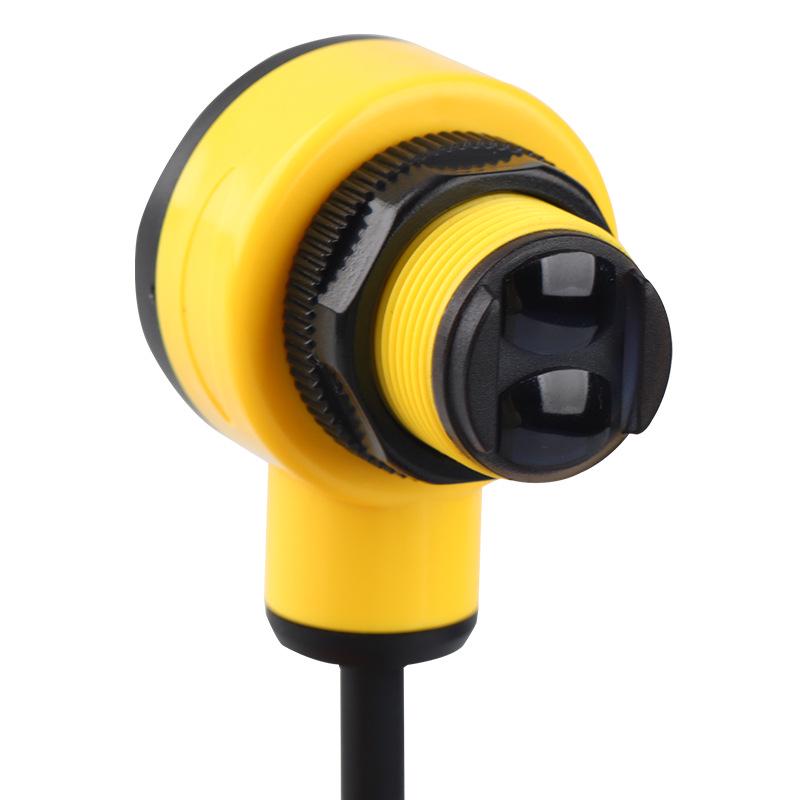M18 Ultra-Short Diffuse Reflective Laser Sensor - Adjustable NPN Infrared Switch