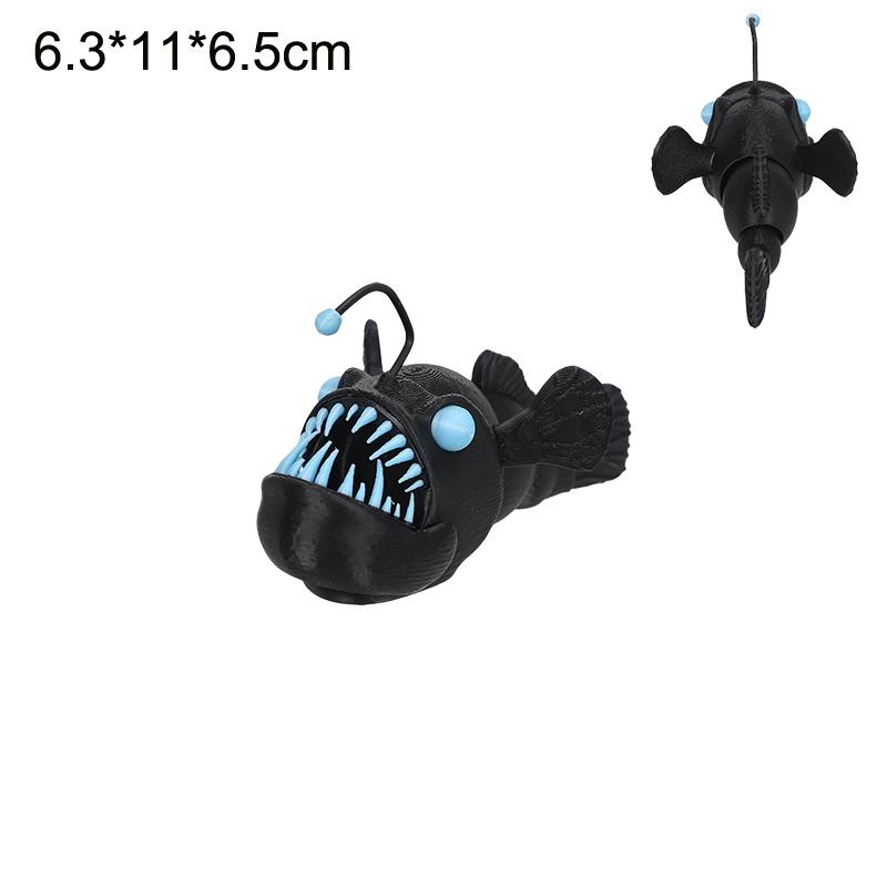 3D Printed Movable Joint Ferret Hermit Crab Flexi Crab Bearded Dragon Animal Figurine Fidget Toy Home Desk Decoration Gift