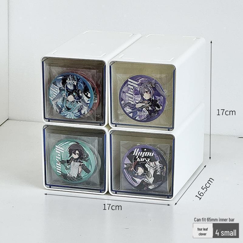 Baji 75mm Acrylic Drawer-Style Storage Box – Transparent, Moisture-Proof, Large Capacity