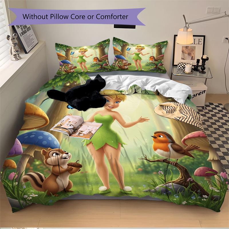 Forest Adventure Print 3Pcs Bedding Setduvet Cover With 2 Bedropillowcase Home Birthday Gift