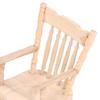 1:12 Miniature Rocking Chair Cute Wood Rocker Furniture Toy   Accessories