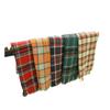 Autumn and winter new imitation cashmere double-sided thousand birds plaid thickened warm scarf double-layer shawl extended