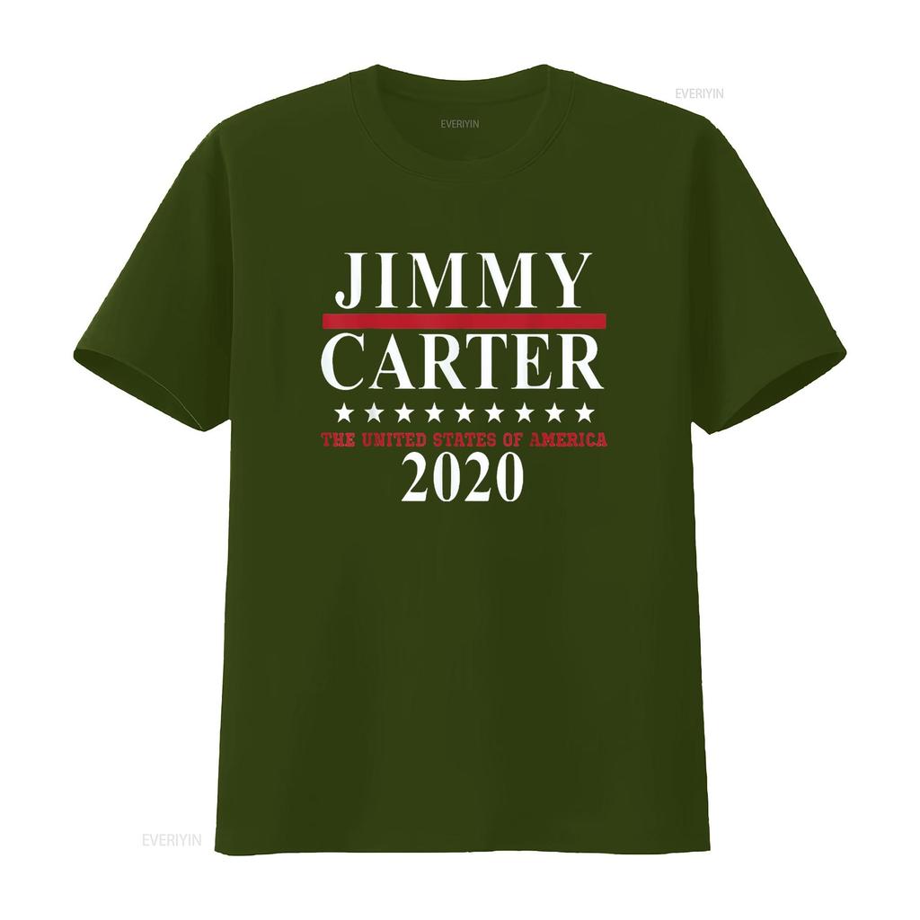 Herren Jimmy Carter für den Präsidenten der Vereinigten Staaten 2020 T-Shirt Schwarz 2XL Vintage Gewaschen Leicht Atmungsaktiv Vielseitig