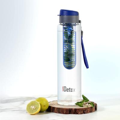750Ml Fruit Infuser Glass Water Bottle For Detox Drinks Travel Gym Use With Leak Proof Flip Cap And Durable Borosilicate Build