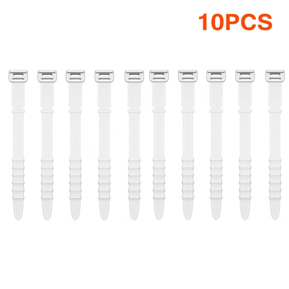 11/1/pcs Reusable Soft Silicone Fastening Cable Ties Cord Organizer for Earphone Mouse Cable Winder Portable Wire Organizer