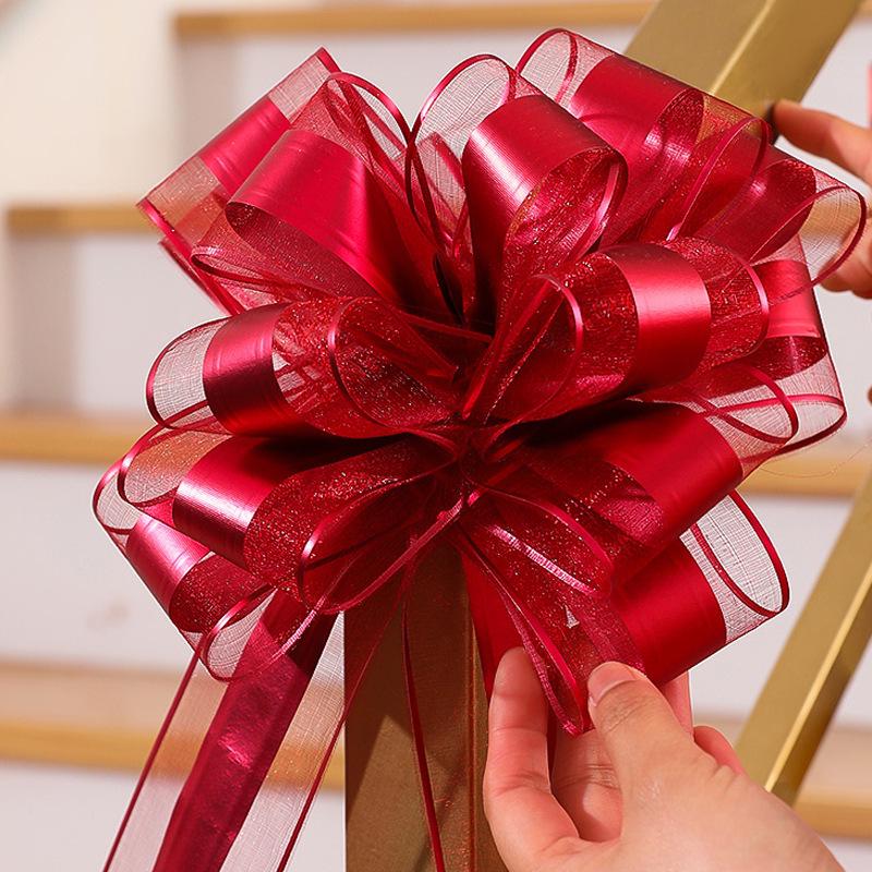 Luxury Wedding Car Decoration Ribbon and Flower Set