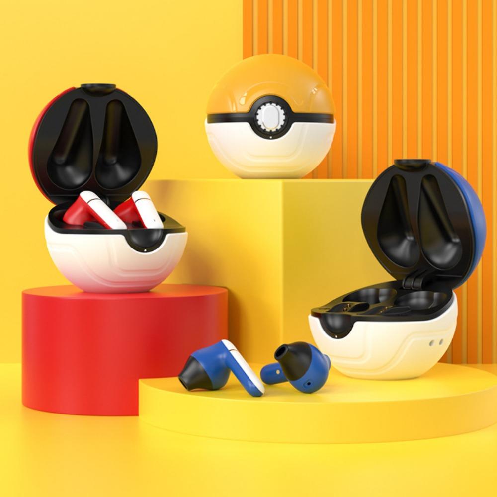 Nytt Sfærisk Tegneserie Tws Trådløst Bluetooth Headset F12 Lang Levetid Støyreduserende Gaming Headset Bærbar