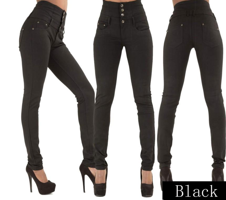 

Женские облегающие джинсы с высокой талией X-Large