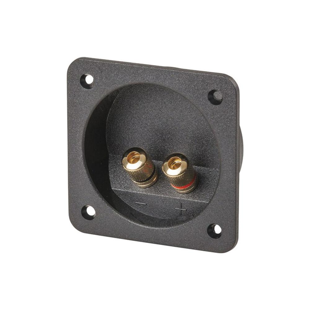 Banana Screw Terminal On Plate (Gold)
