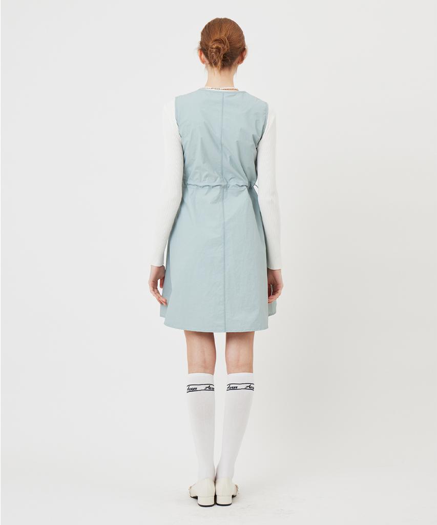 AVEN Sleeveless V-Neck Dress Mint