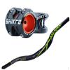 Alloy Bike Stem BMX Down Hill Riser Bar Short Stems Handlebar