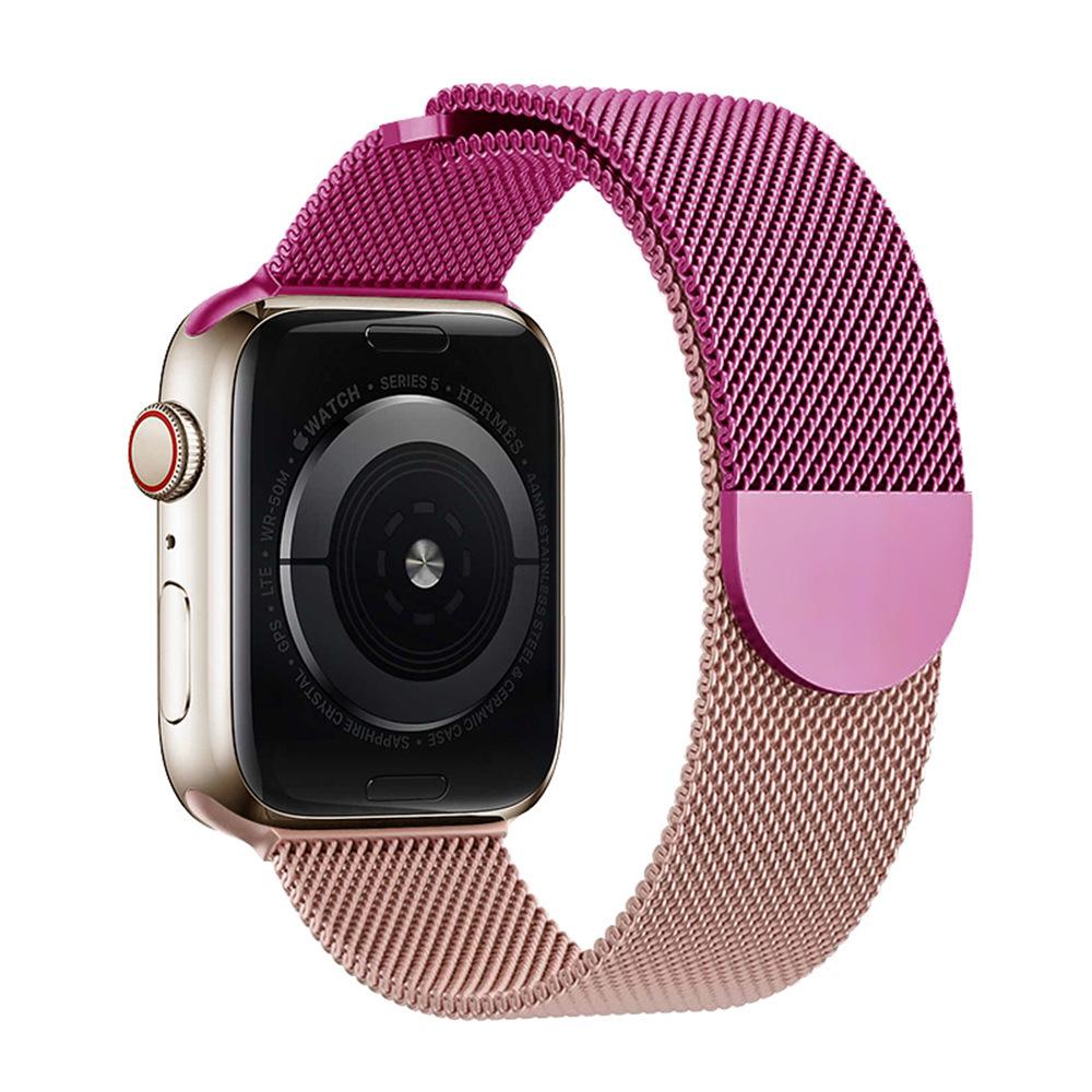 Metal bracelet for Apple Watch 38/40/41/Series11 10 42mm, adjustable magnetic clasp