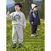 Boys' Fleece-Lined Sweatpants, Winter 2025 New Thickened Polar Fleece Joggers, Children's Autumn and Winter Clothing