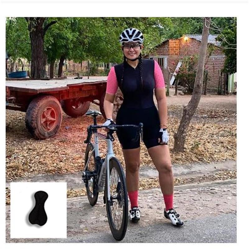Women s Mountain Biking Short-sleeved Breathable Cycling Suit Road Bicycle One-piece XS