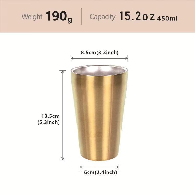 

Shangqi 304 Stainless Steel Double Wall Tumbler