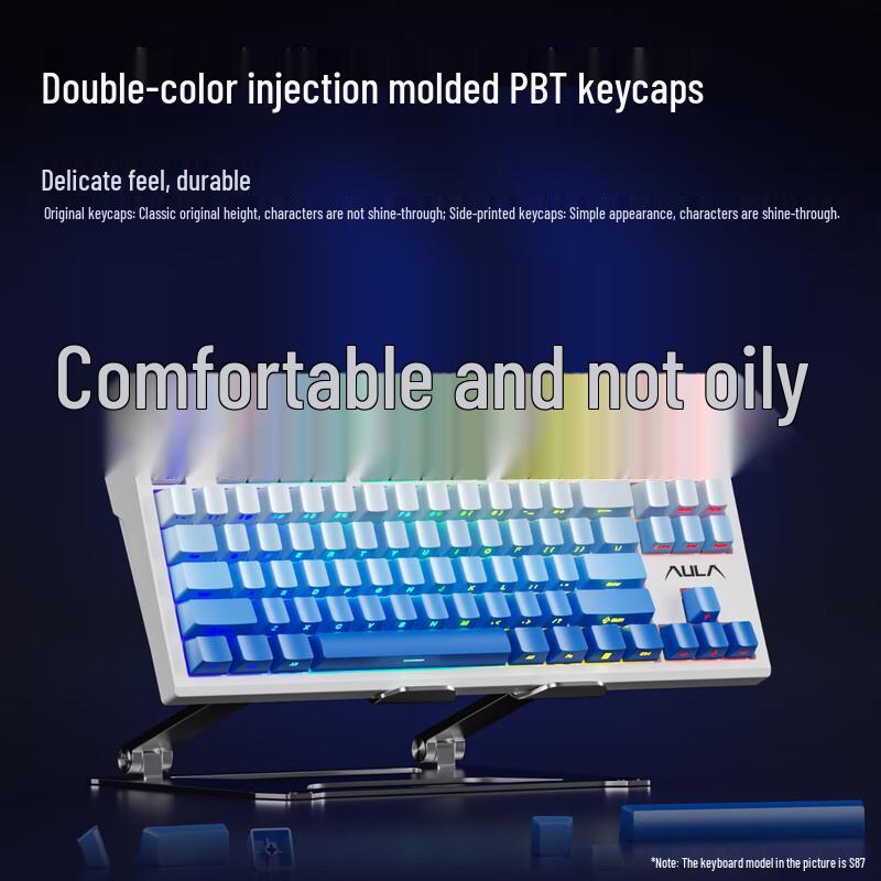 AULA L87 87-Key Tri-Mode Hot-Swappable RGB Mechanical Keyboard