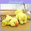 Plush Fox Keychain With Cord Cute Animal Pendant For Kids And Adults