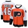 Hockey Jersey - Orange with White/Black Accents "Michkov 39" Classic "P" Logo Athletic Jersey 3d HD Prints