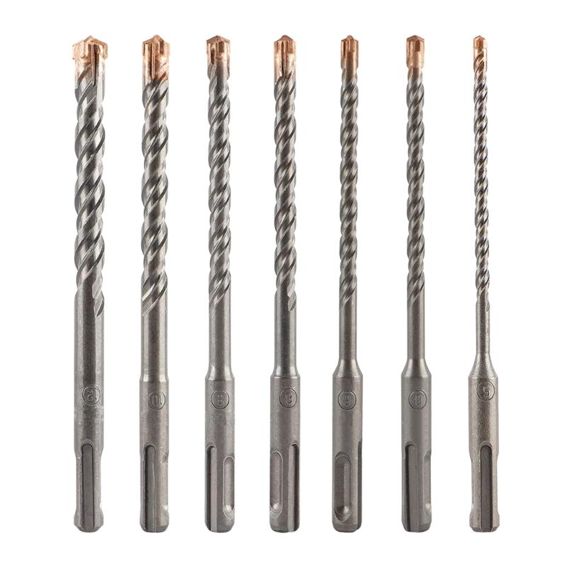 Burghiu profesional Unic SDS Plus Burghie cu ciocane Burghiu pentru beton, caramida, piatra, foraj, set de instrumente pentru zidarie de beton