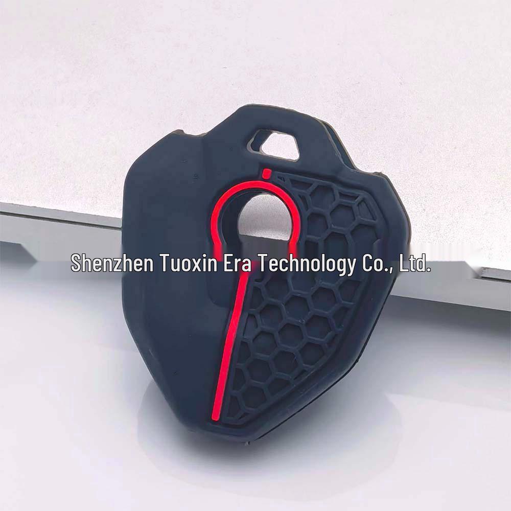 Chunfeng 250NK 650MT Silicone Motorcycle Key Cover with Keychain – Scratch-proof Single Button Design