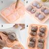Cute Teddy Bear Ice Cube Making Mold Splash-proof And Easy To Fall Off, For Refrigerator With Container, Cute Bear Ice Cube Tray