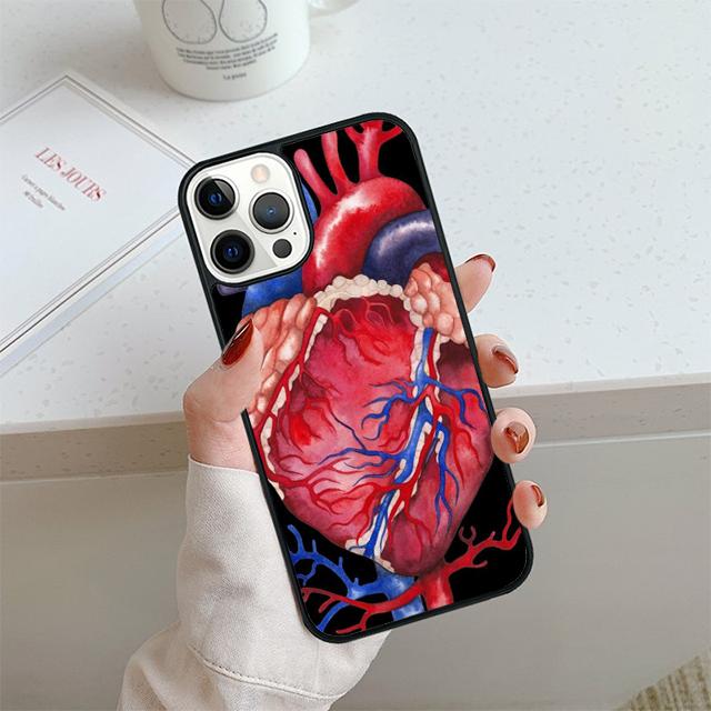 

Медицинский Человеческие Органы Мозг Почка Чехол для Телефона Для iPhone 17 Air 14 15 16 13 12 Чехол Для Apple Pro Max Plus iPhone 14plus