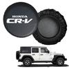 Universal Black Pvc Tire Cover For Cars Durable 0.7mm Thickness, Available In 14", 15", 16", 17" Sizes