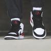 Jordan 1 Mid SE White Black Red Spruce GS BQ6931-100