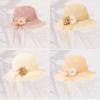 Summer Sun Hat For Women With Large Brim Foldable Breathable Cotton Floppy Hat For Outdoor Fashion