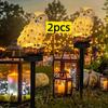 Pack of 2, solar owl resin lawn light, parrot resin light, garden fun decoration light, suitable for garden, flower bed, courtyard, lawn