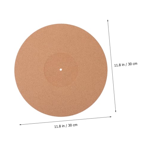 BESPORTBLE Soft Anti-Static Turntable Slip Mat, Record Protector Pad with Shock Absorption Design, Turntable Compatible, Protective Cushion for Record
