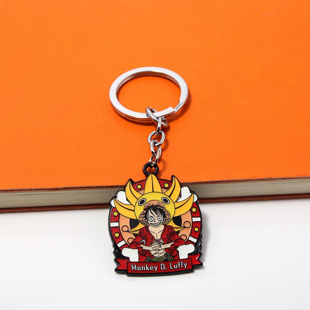 One Piece Monkey D Luffy Keychain Metal Pendant For Gift And Souvenir