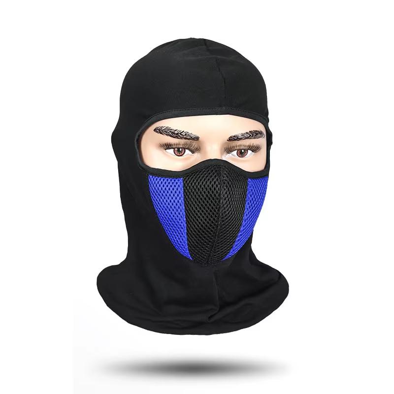 Full Face Mask Cycling Windproof Headgear Motorcycle Balaclava Breathable Outdoor Sports Men CS Mask Head Cover Hat