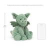 JELLYCAT Fuddlewuddle Dragon Medium Dragon Plush Toy (FW6DG)