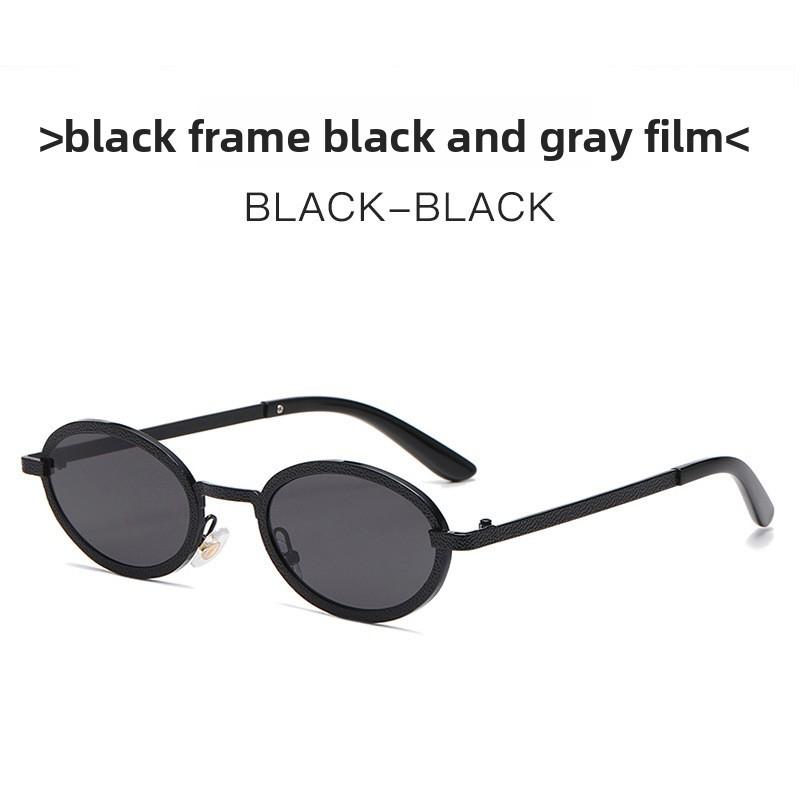 

Summer 2024 Fashion Oval Metal Sunglasses With Uv Protection For Travel And Parties StyleA