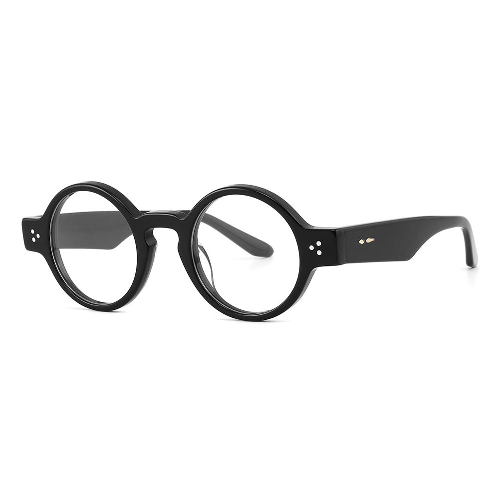 

High Quality Thick Acetate Frame Anti Blue Light Reading Glasses Men Photochromic Myopia Prescription Sunglasses Women Lens +1.0 0(NO BLUE LIGHT)