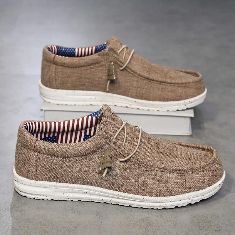 Loafers Autumn Mens Vulcanized Footwear Breathable Lightweight Hiking Outdoor-use Sports Footwear Zapato Abierto Scarpa Aperta Men'S Mesh