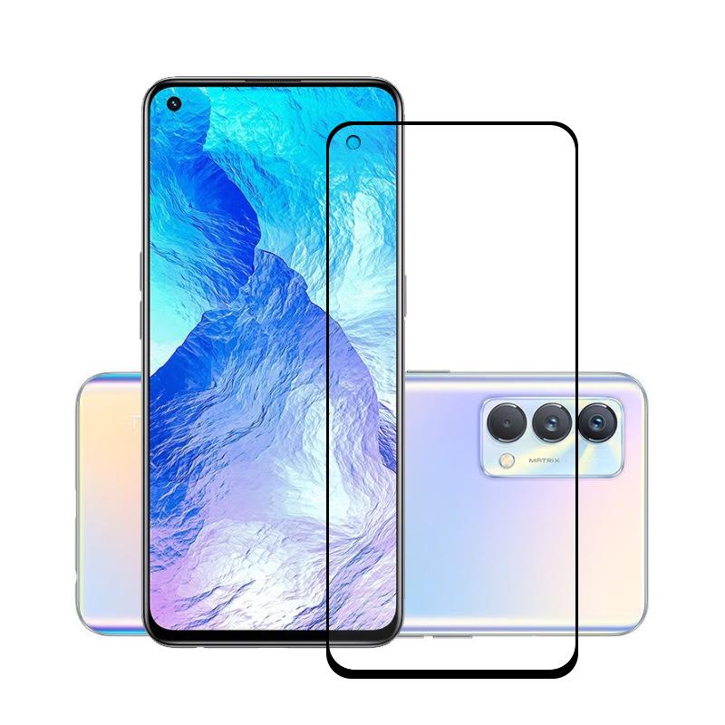 Película Templada Anti-Caída de Borde Negro para Realme GT Master Edition (RMX3361)