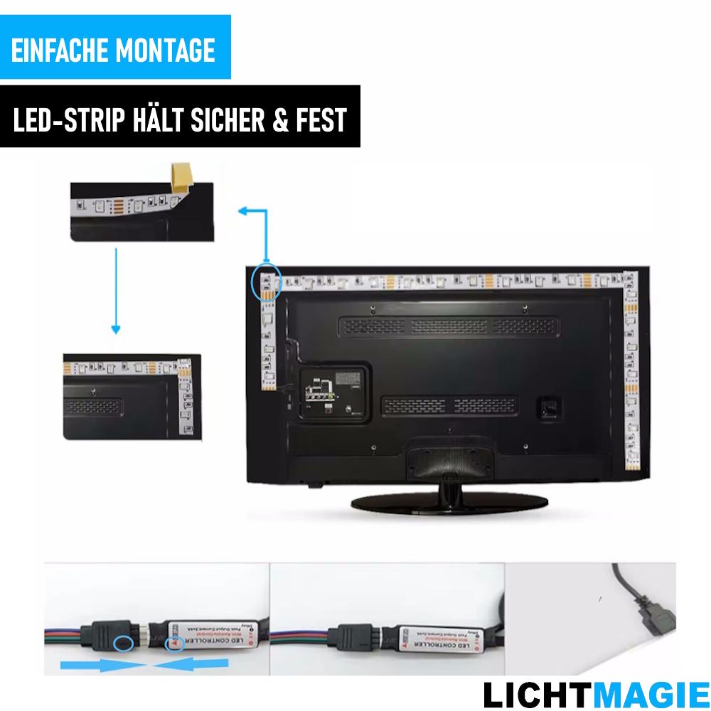 SVĚTELNÁ MAGIE 10m LED pásek RGB lišta proužek pás světlo svítidlo světelný řetěz